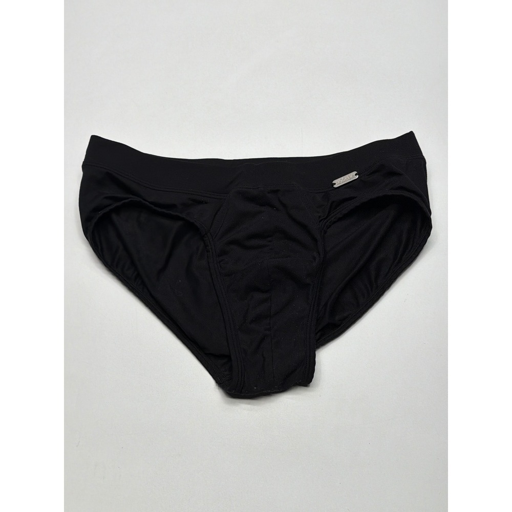 Jockey Mens Black Brief Underwear Comfortable Everyday Essential Size Small